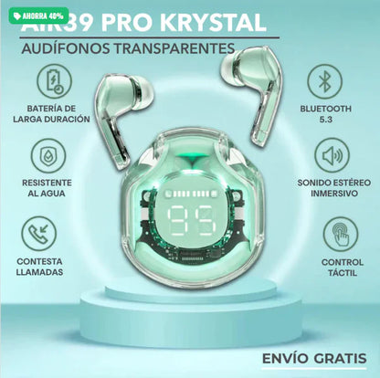 Audífonos Crystal Premium®🔥 + Caja de regalo🎁