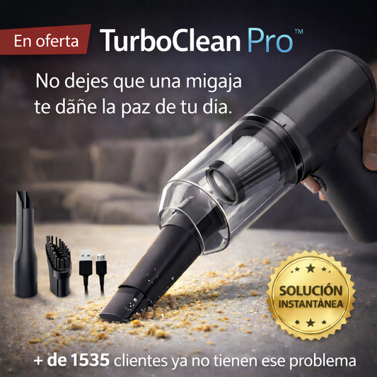 TurboClean Pro™ 4 en 1 | Aspiradora con Soplador