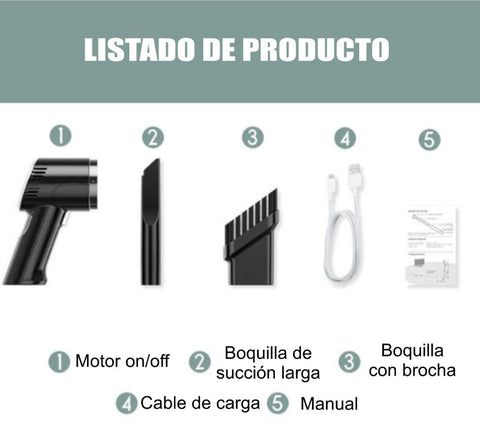 TurboClean Pro™ 4 en 1 | Aspiradora con Soplador