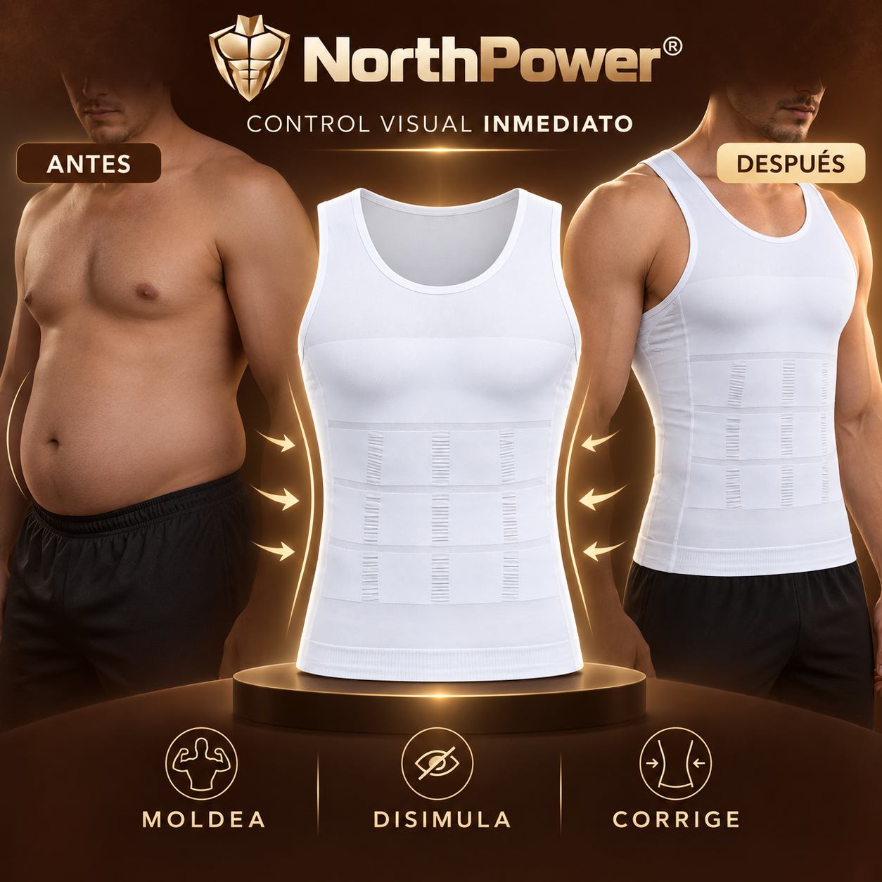 NorthPower™ - Moldeador de Torso y Corrector de Postura