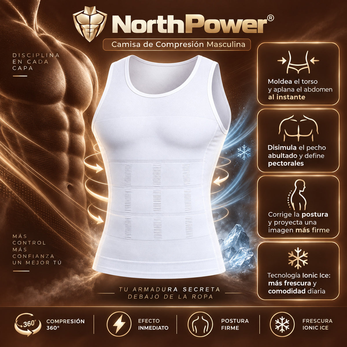 NorthPower™ - Moldeador de Torso y Corrector de Postura