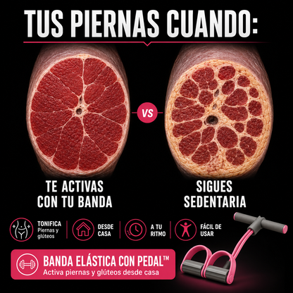 Bandas de Resistencia con Pedal - Ejercítate de manera segura sin dañar tu espalda