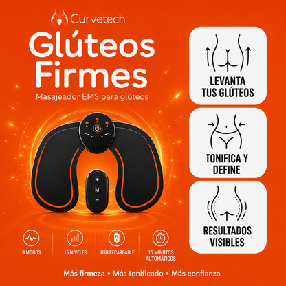 CurveTech™ - Dispositivo de Tonificación y Elevación Glútea con Tecnología EMS