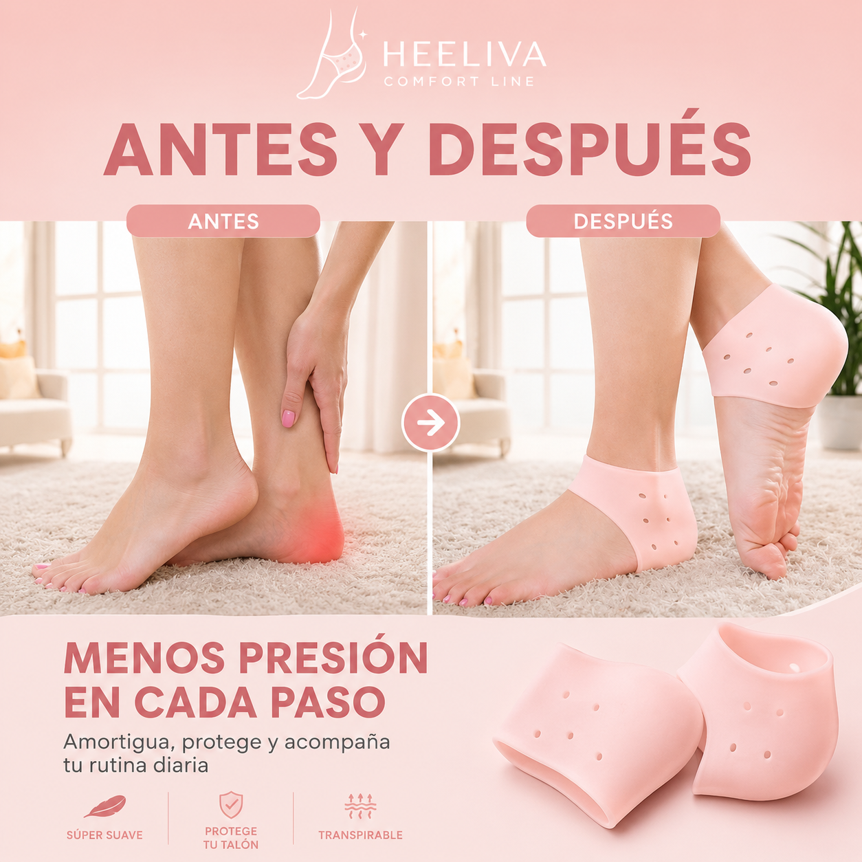 2x1 ComfortStep™ - Plantilla de Soporte y Comodidad para Caminar