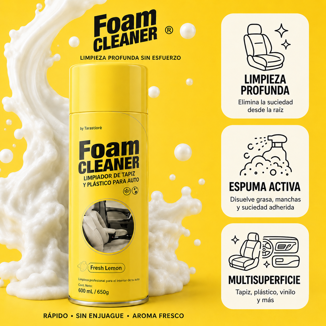 2x1 Foam Cleaner™ - Eliminador de Manchas Rebeldes
