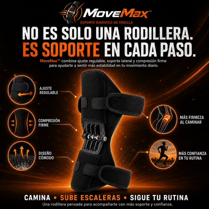 MoveMax™ – Rodillera Reforzada para Movimiento y Comodidad