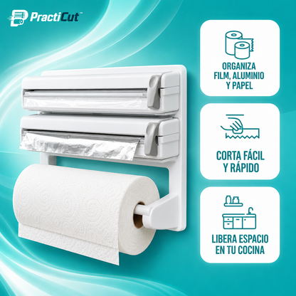 PractiCut™ – Dispensador 3 en 1