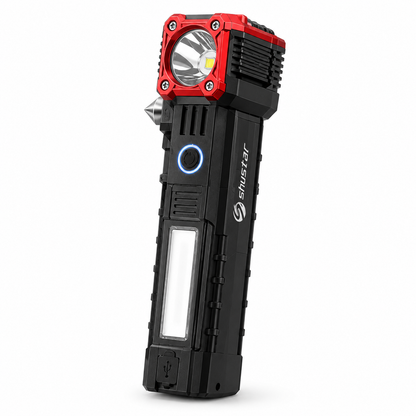 LumiMax™ – Linterna Compacta con Iluminación y Soporte Magnético